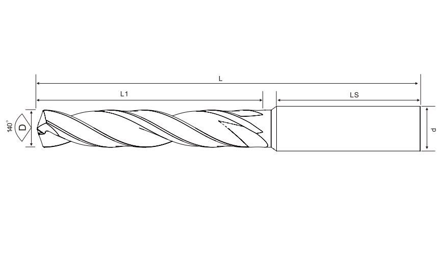 чертеж сверла geefun