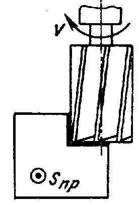 обработка уступов концевой фрезой