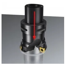 размещение фрезы в существующем отверстии