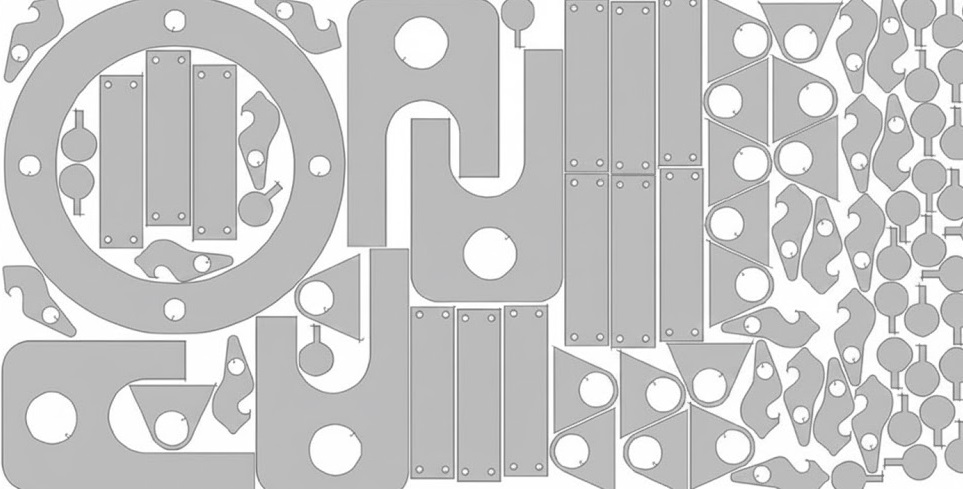 пример раскроя металлического листа силами ИИ