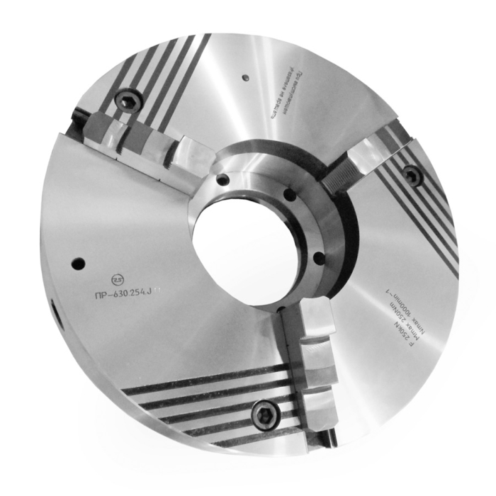 Фото Патрон токарный 3-х кулачковый ручной самоцентрирующийся ПP-630.254.K11 (с) БЗСП