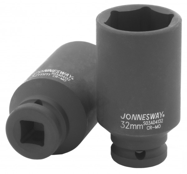 Фото Головка торцевая ударная глубокая 1/2"DR, 32 мм, Jonnesway