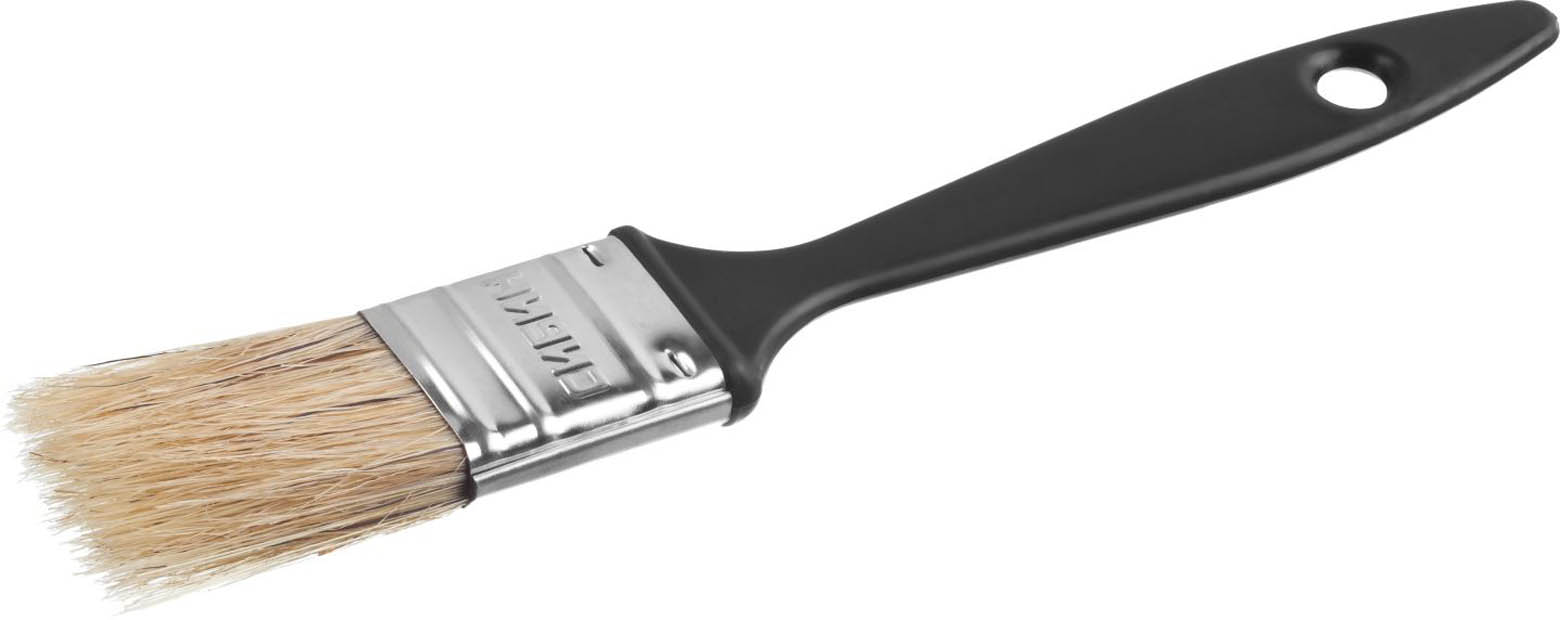 Фото Кисть плоская СИБИН 25 мм, 1", щетина смешанная, УНИВЕРСАЛ 01008-025