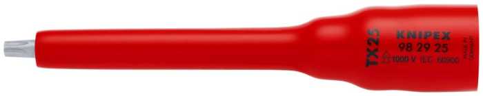 Фото Головка торцевая VDE 3/8 с битой вставкой TORX, TX25, диэлектрическая