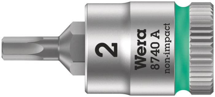 Фото 8740 A Hex-Plus Zyklop Головка торцевая с битой вставкой с внешним шестигранником, 1/4, 2 x 28 мм