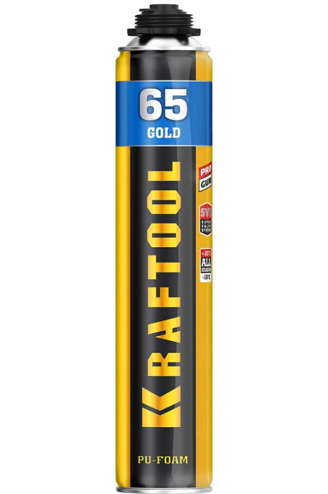 Фото Монтажная пена KRAFTOOL 41194 850 мл, выход до 65 л, пистолетная