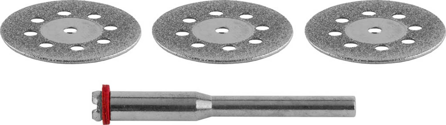 Фото Круг отрезной STAYER 3 шт., алмазный, с оправкой,29913-H3