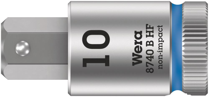Фото 8740 B Hex-Plus HF Zyklop Головка торцевая с битой вставкой с внешним шестигранником, 3/8, с фиксацией, 10 x 38.5 мм