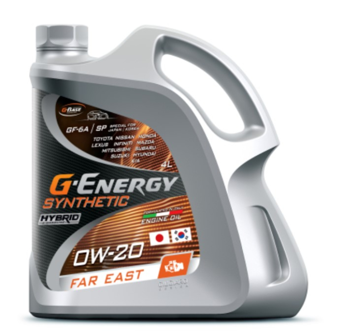 Фото Моторное масло G-Energy Synthetic Far East 0W-20, 4л