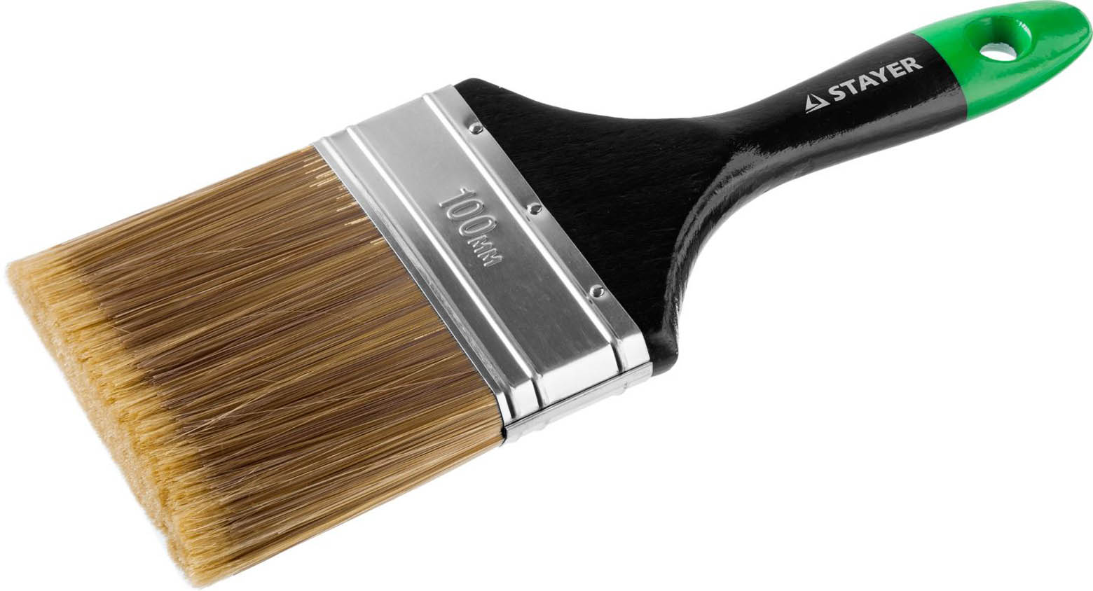 Фото Кисть плоская KANEKARON-EURO STAYER 100 мм, 4", щетина искусственная, деревянная ручка, 0106-100