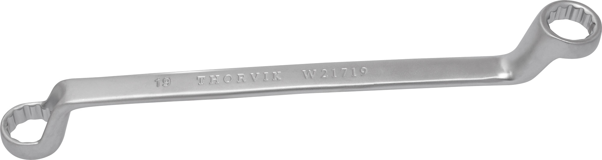 Фото Ключ гаечный накидной изогнутый серии ARC, 17х19 мм, THORVIK