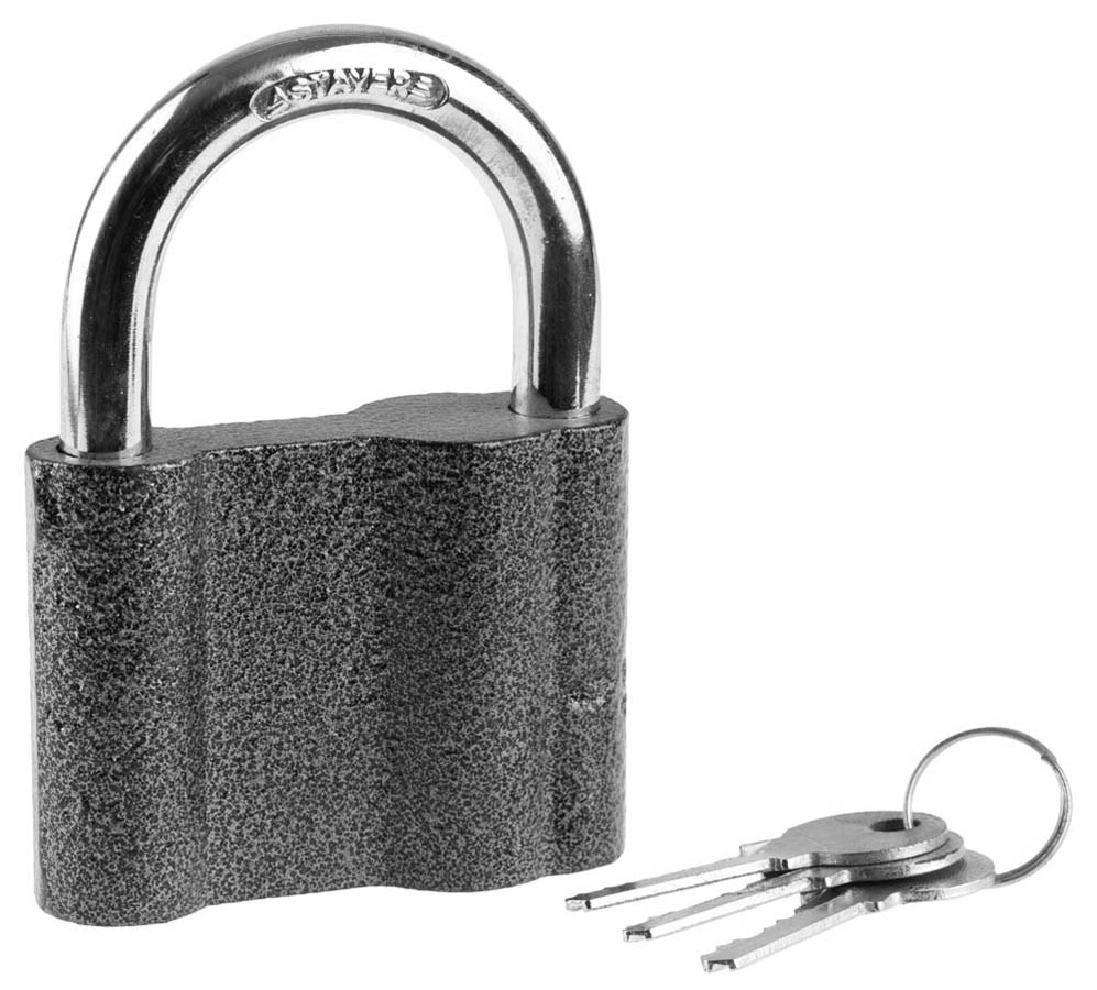 Замок навесной STAYER 37145-80 80х57,5х25 мм, металлический корпус, закаленная дужка