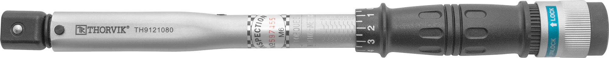 Ключ динамометрический с посадочным размером 9х12 мм, 10-80 Нм, THORVIK