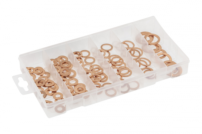 Фото Набор медных шайб, 110 шт. HOEGERT