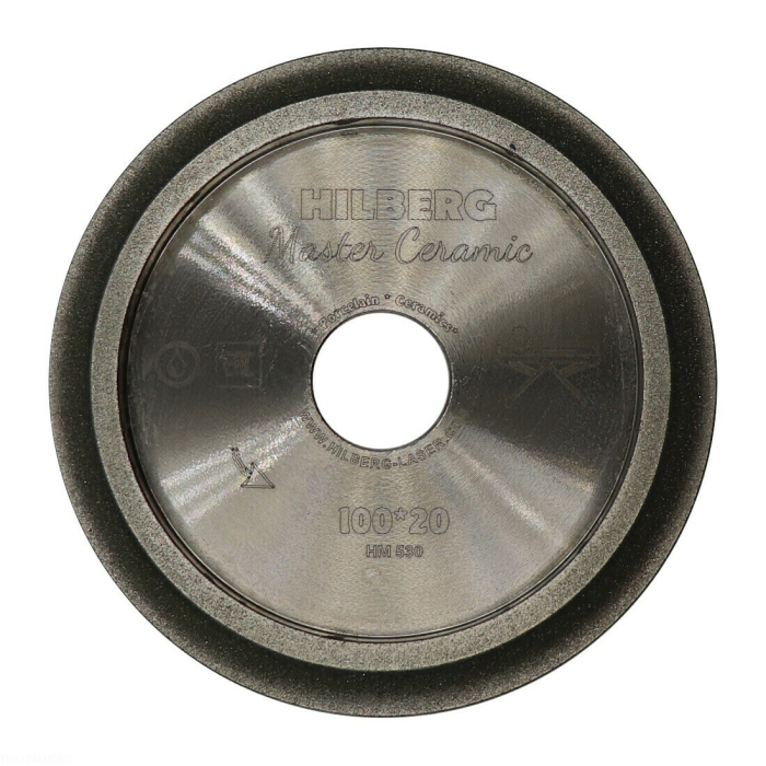 Фото Диск алмазный для скругления края плитки 100*20 Hilberg Master Сeramic
