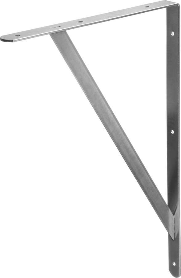 Уголок-кронштейн, усиленный STAYER 37424-5 500х330х30х4 мм, оцинкованный