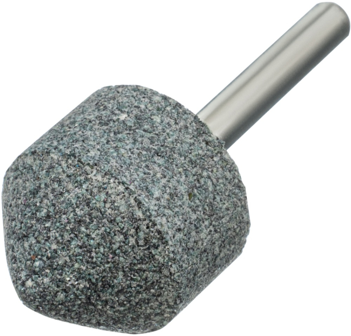 Шарошка абразивная, конус, для дрели, 25 x 25 мм, хвостовик d6 мм, 63С Denzel