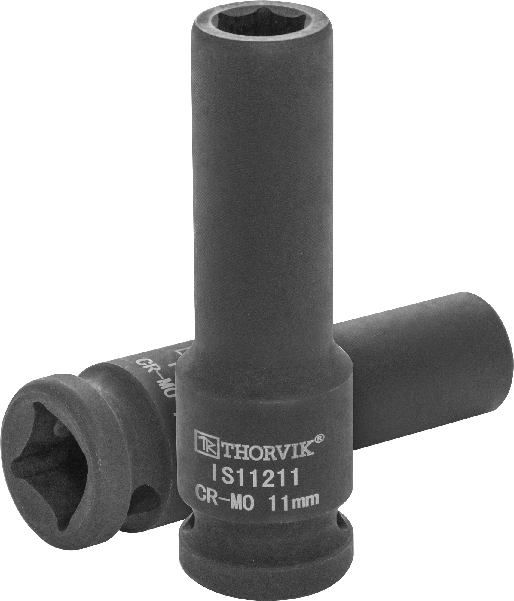 Головка торцевая ударная глубокая 1/2"DR, 11 мм, THORVIK