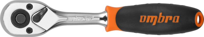 Рукоятка трещоточная 1/4"DR, 48 зубцов, 140 мм, Ombra
