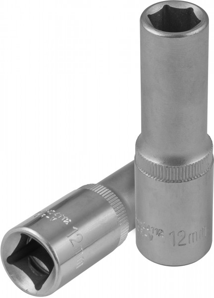 Фото Головка торцевая глубокая 1/2"DR, 12 мм, Jonnesway