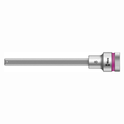 Фото 8740 C Hex-Plus HF Zyklop Головка торцевая с битой вставкой с внешним шестигранником, 1/2, с фиксацией, 8 x 140 мм