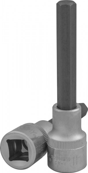 Фото Насадка торцевая 1/2"DR с вставкой-битой шестигранной, H12, 100 мм, Jonnesway