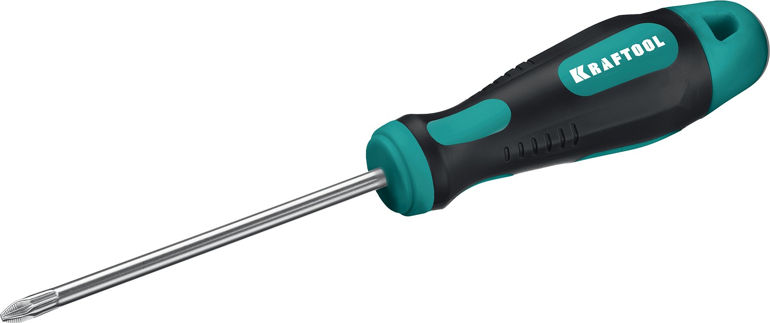 Фото Отвертка PZ2х100 мм, слесарная, Kraftool