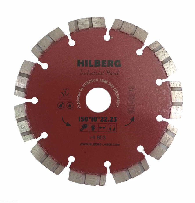 Фото Диск алмазный отрезной 150*22.23 Hilberg Industrial Hard