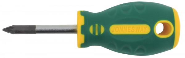 Фото Отвертка стержневая POZIDRIV® ANTI-SLIP GRIP, PZ1x38, Jonnesway