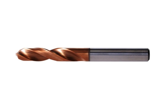 Фото Сверло 2,1х45х80 твердосплавное VHM TiSiN HRC55 Qtool