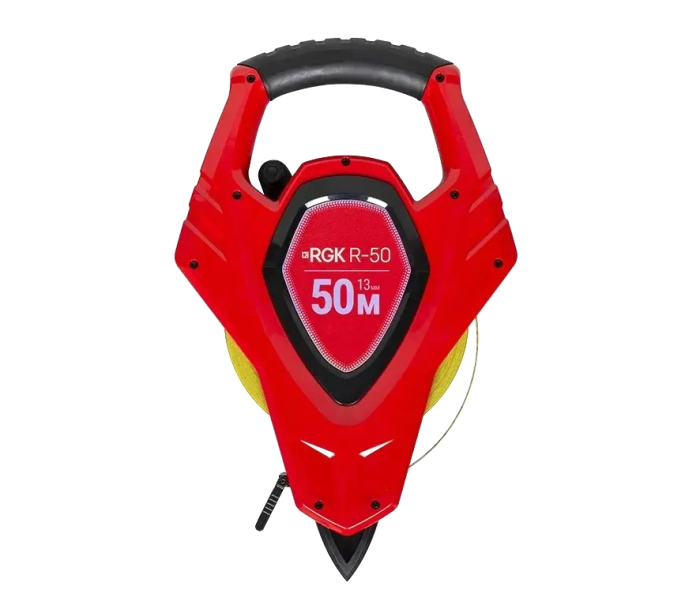 Измерительная рулетка с поверкой 50м 12мм RGK R-50