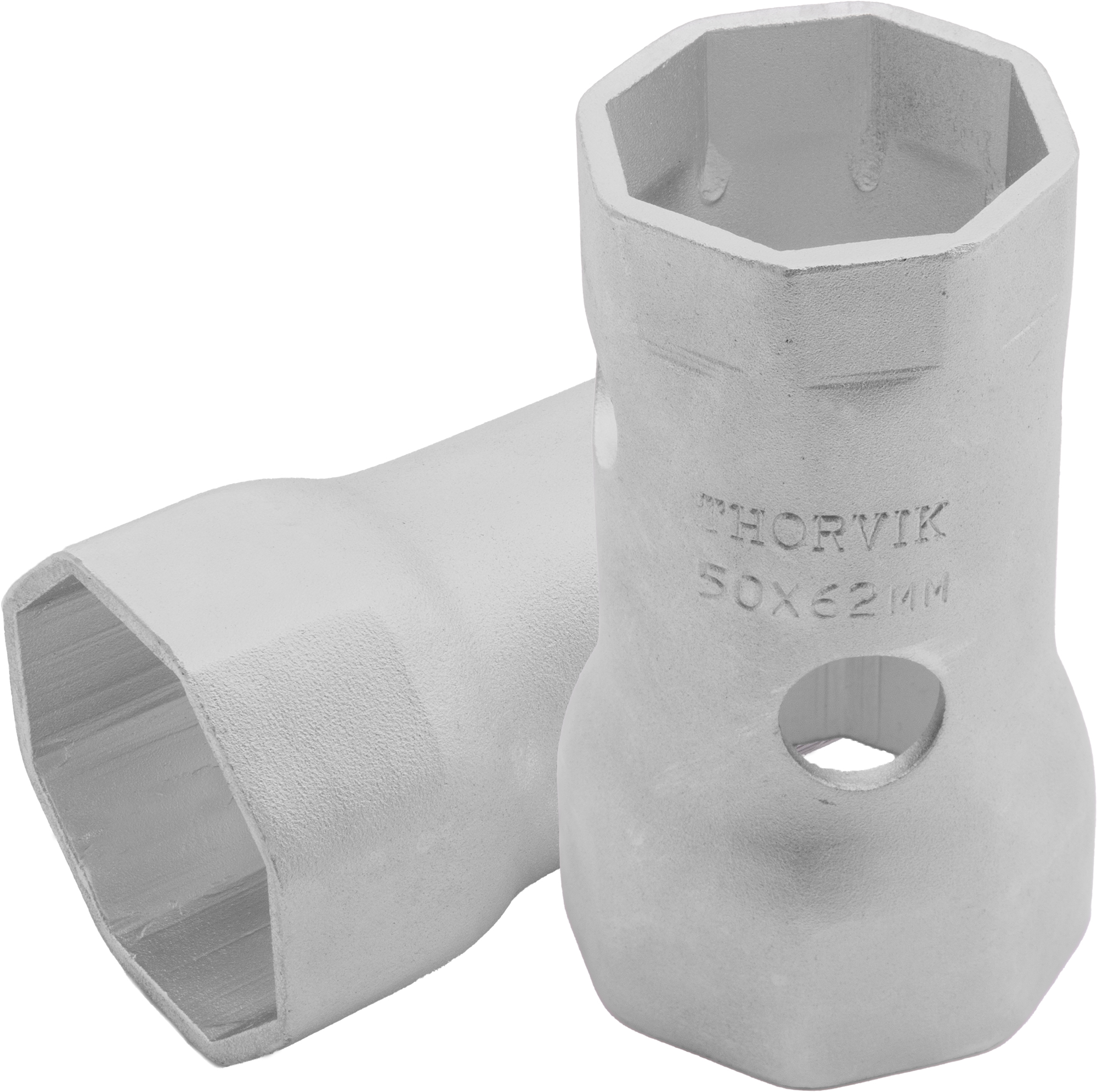 Ключ трубчатый ступичный восьмигранный двусторонний, 50х62 мм, 130 мм, THORVIK