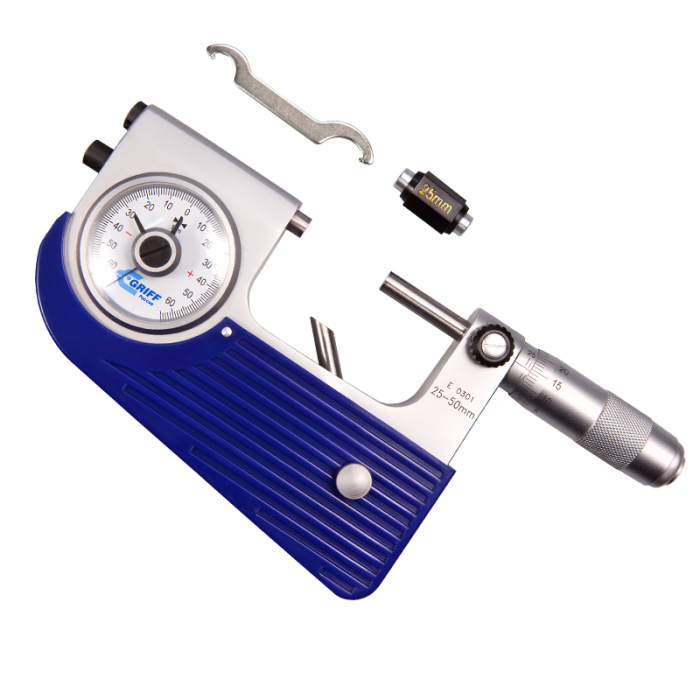 Фото Микрометр рычажный МР-25 0-25 0,001 GRIFF