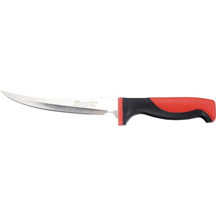 Фото Нож рыбака "FILLET KNIFE" small, 150 мм, двухкомпонентная рукоятка, пластиковые ножны Matrix Kitchen