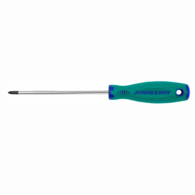 Фото Отвертка стержневая крестовая ANTI-SLIP GRIP, PH1x150 мм, Jonnesway