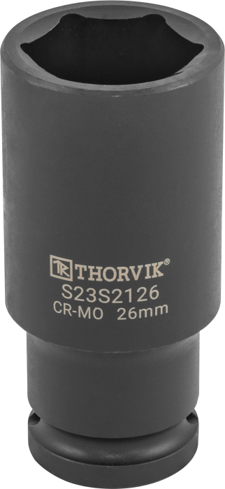 Фото Головка торцевая ударная глубокая 1/2"DR, 26 мм, THORVIK