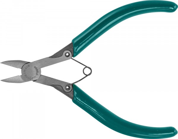 Фото Бокорезы с плоской пружиной и ПВХ рукоятками, мини, 125 мм, Jonnesway