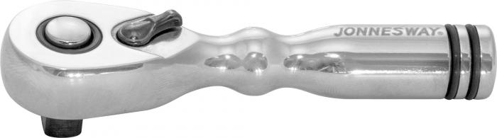 Фото Рукоятка трещоточная укороченная 1/4"DR, 48 зубцов, 90 мм, Jonnesway