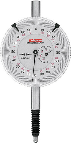 Фото Прециз. индикатор часового типа IP 53, с защитой от толчков 1/40 мм