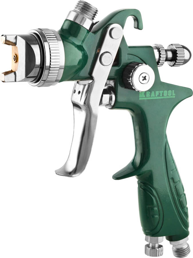 Краскопульт пневматический с верхним бачком KRAFTOOL сопло 1,7 мм, AIRKRAFT 06522-1.7 Pro