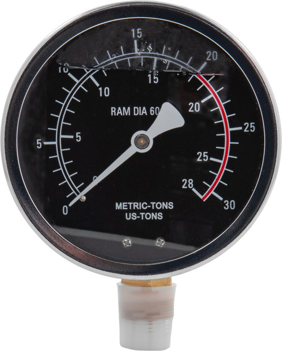 Манометр для гидравлического пресса OHT620V, Ombra