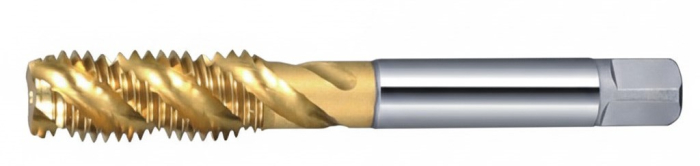 Фото Метчик М 10х1.5 6H HSS-E TiN винт. гл. DIN371 Deskar