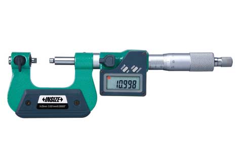 Фото Микрометр МВМ-25 резьбовой цифровой 0-25мм/0-1", 0.001мм/0.00005", INSIZE