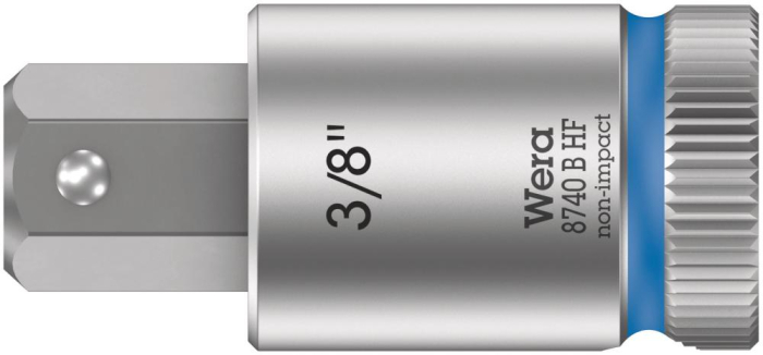 Фото 8740 B Hex-Plus HF Zyklop Головка торцевая с битой вставкой с внешним шестигранником, 3/8, с фиксацией, 3/8 x 38.5 мм