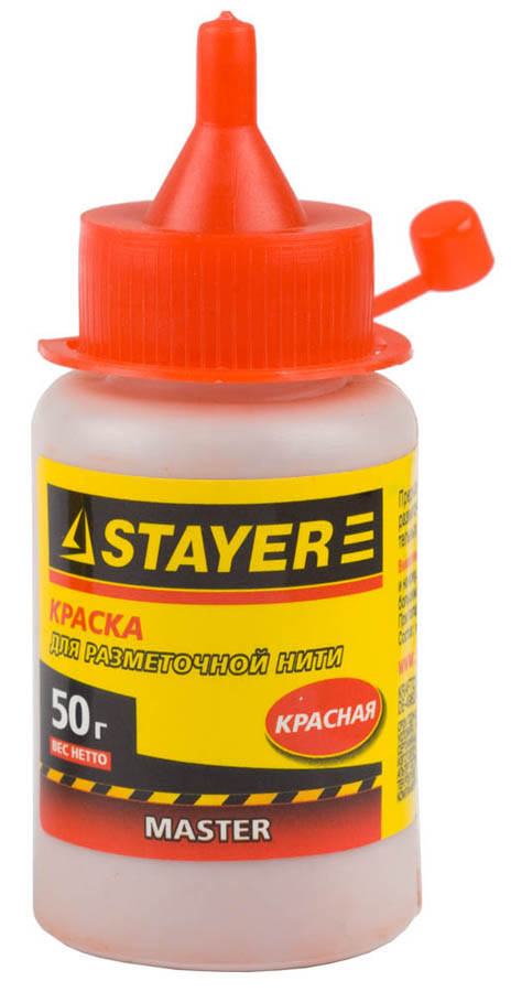 Фото Краска для малярных шнуров STAYER 50 гр., цвет красная, 0640-2_z01