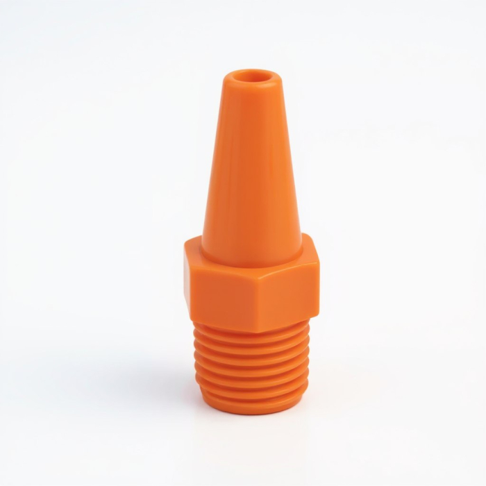 Фото Сопло круглое с монтажной резьбой СОЖ 1/4" - 1/4 (5,5мм) Qtool