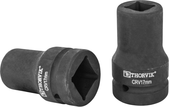 Фото Головка торцевая 4-х гранная для ручного гайковерта 1"DR, 17 мм, THORVIK