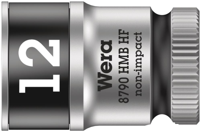 Фото 8790 HMB HF Zyklop Головка торцевая 6-гранная, 3/8, с фиксацией, 12 x 29 мм