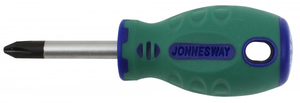 Фото Отвертка стержневая крестовая ANTI-SLIP GRIP, PH2х38 мм, Jonnesway