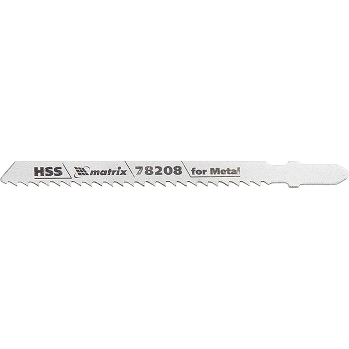 Фото Полотна для электролобзика по металлу 3 шт, T127D, 75 х 3 мм, HSS Matrix Professional